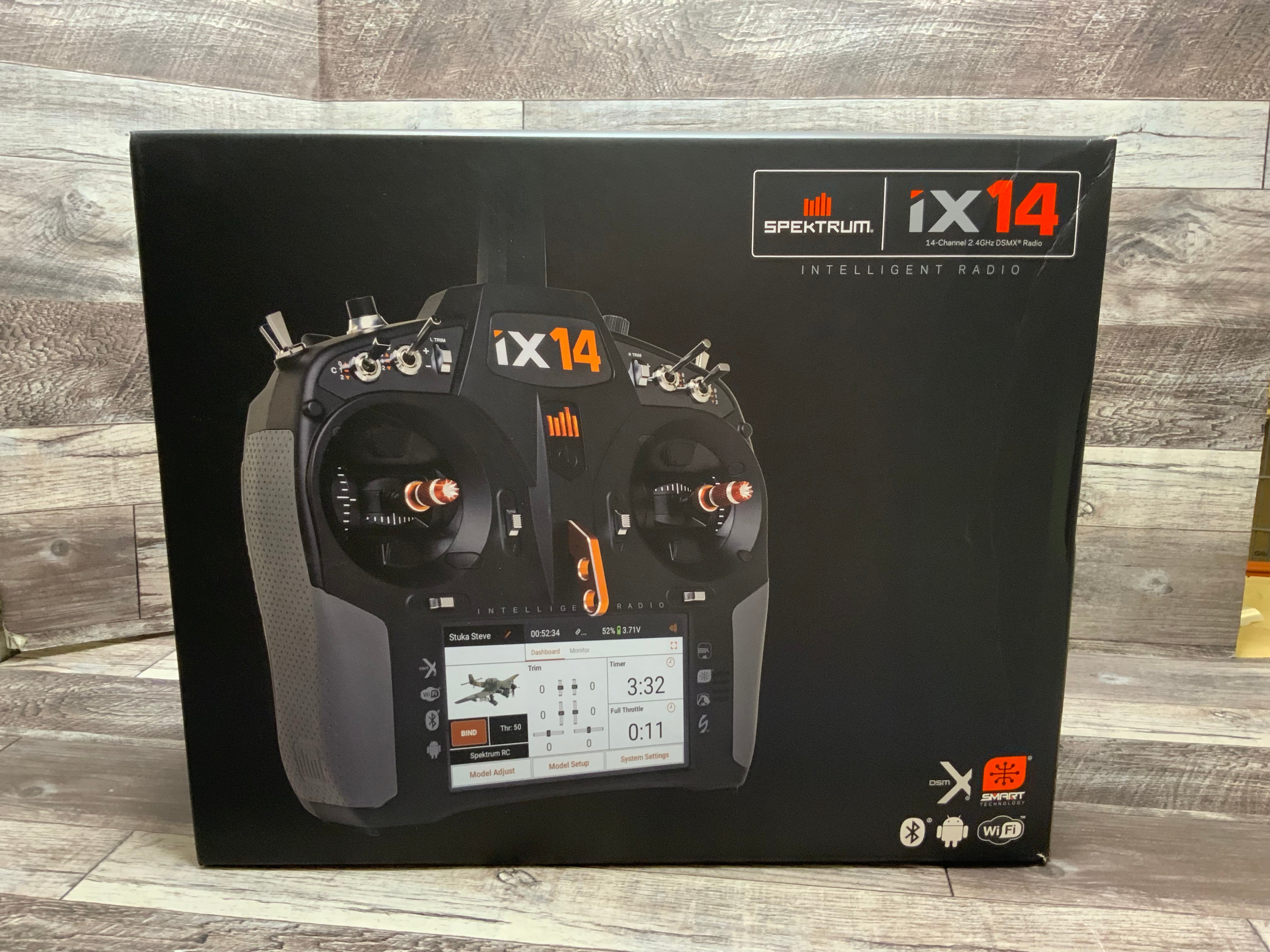 Spektrum iX14 14 Channel DSMX Transmitter Only, SPMR14000 (8092192014574)